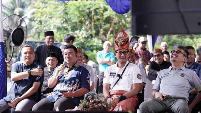 Sandiaga Uno Nobatkan Gampong Lubok Sukon Sebagai Desa Wisata Terbaik