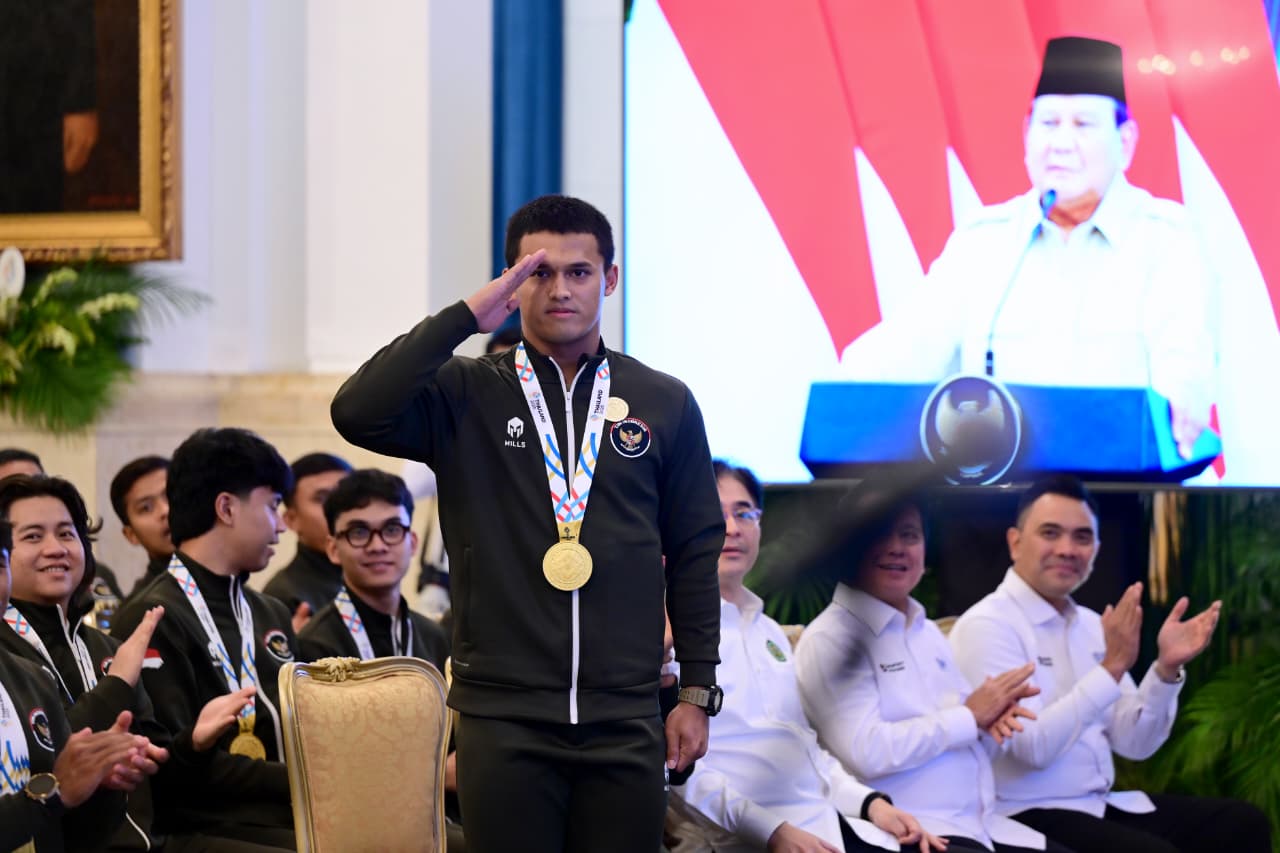 Gelaran SEA Games ke-33 Thailand telah usai, tetapi kebanggaan para atlet Indonesia tetap menguat saat menerima apresiasi langsung dari Presiden Prabowo Subianto di Istana Negara, Jakarta, pada Kamis, 8 Januari 2025. 